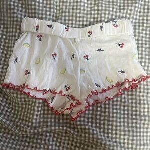 NWOT Urban Outfitters Out from Under Fruit Ruffled Mini Shorts